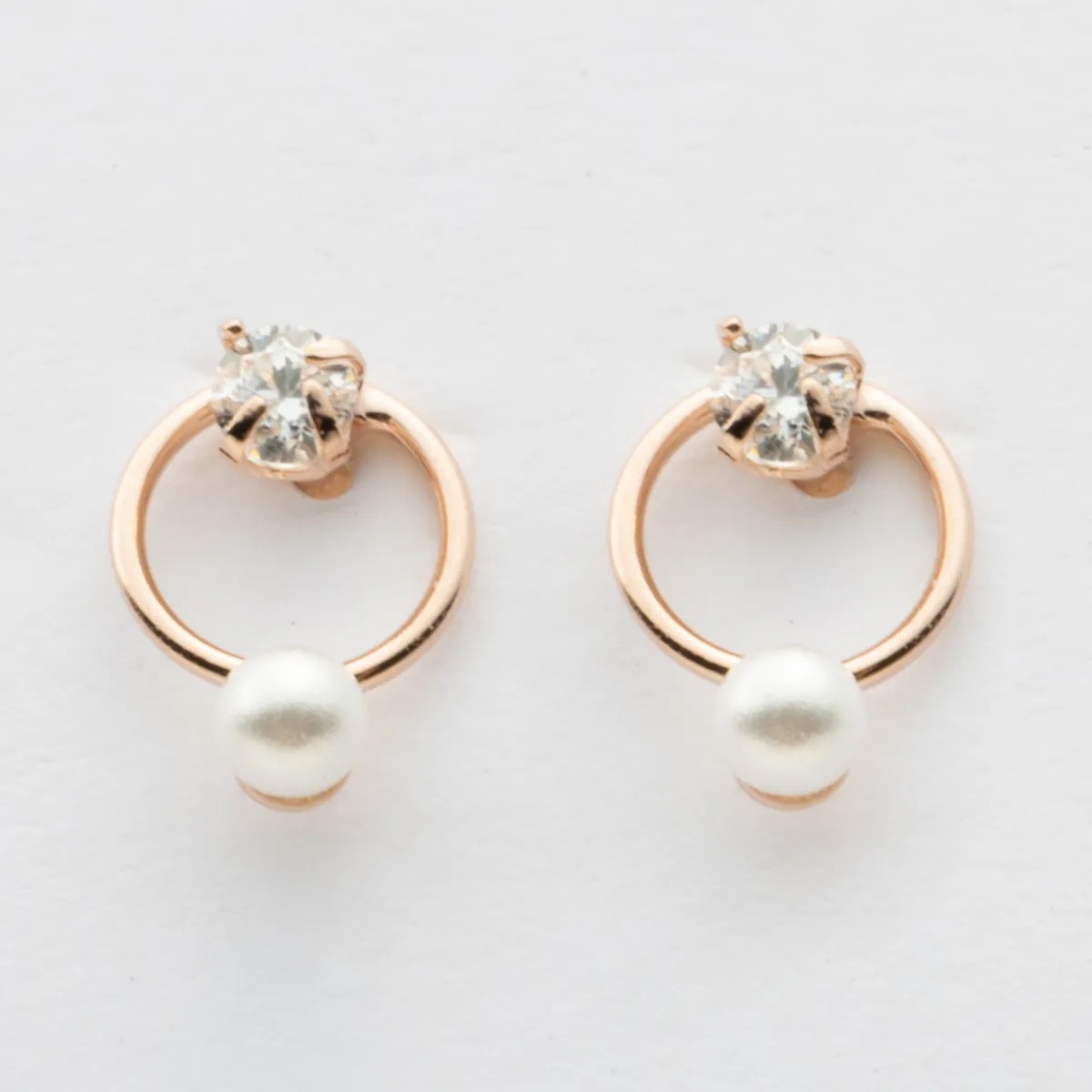 [toki.Tokyo] 抗敏電鍍耳針 | 玫瑰金 | NO.3