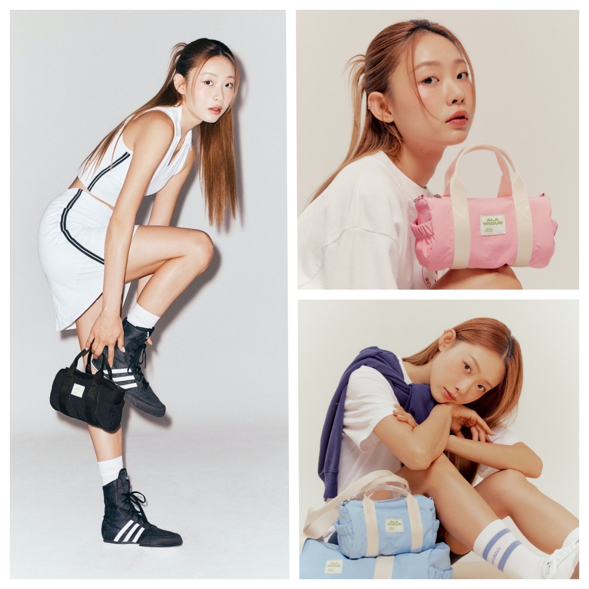 現貨┃韓國 Alavague DACE SHOULDER BAG S 再生 尼龍 波士頓包 S號