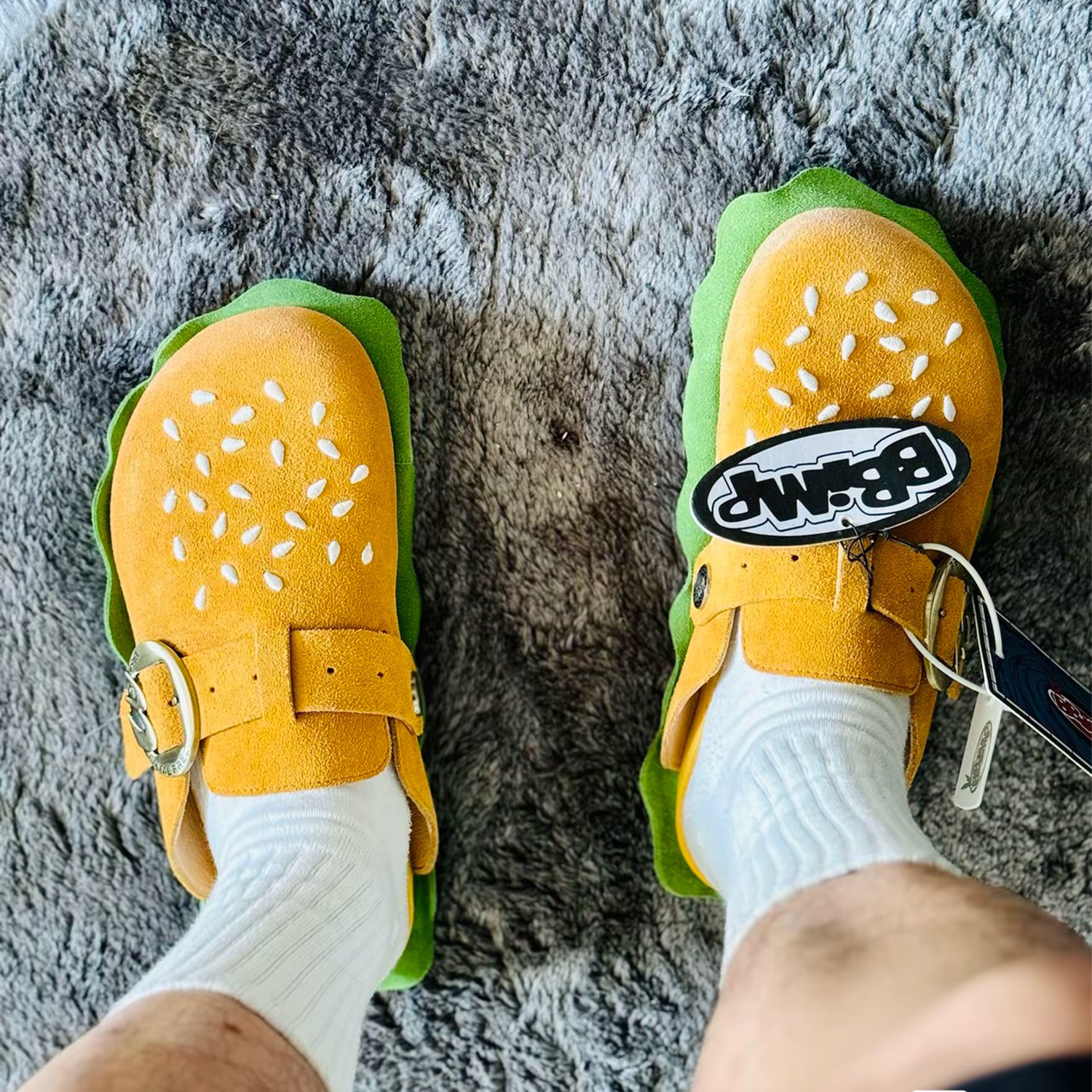 BBIMP x Mental Free マクドナルドのハンバーガー 靴 