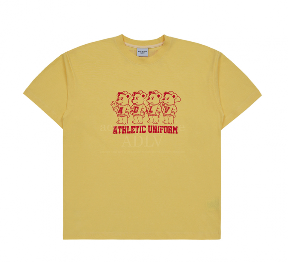 【現貨零碼折扣】ADLV VINTAGE BEAR SHORT SLEEVE T-SHIRT 復古小熊短ＴADLV-23FW-SSAVBR