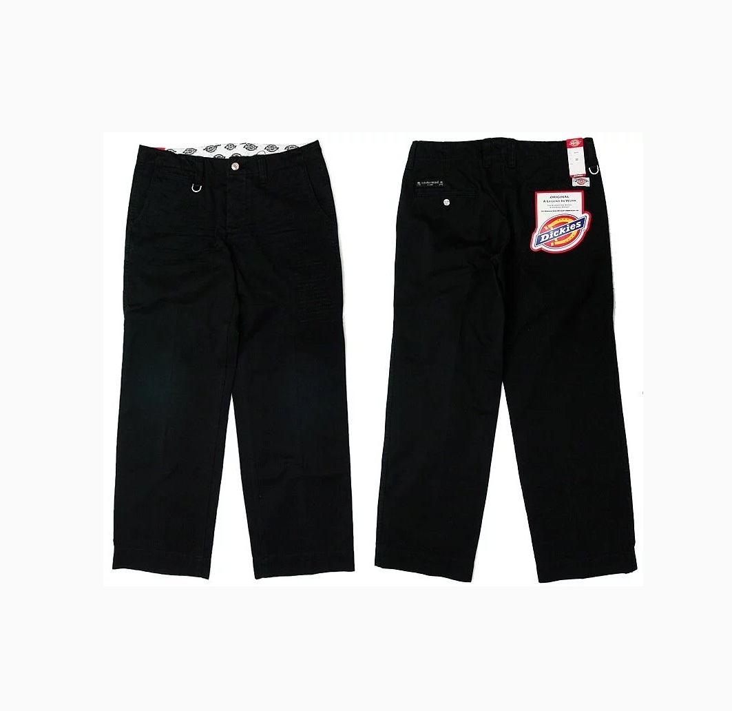 Mastermind JAPAN x Dickies BLACK logo EMBROIDERED Chino Pants - IN STOCK NOW (現貨發售中)