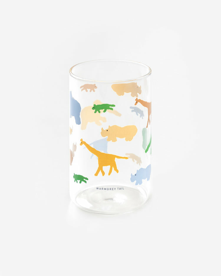 Warmgrey tail 焦糖大草原玻璃杯