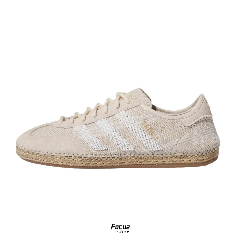 【Focus Store】現貨秒發 Clot x Adidas Originals Gazelle "Halo Ivory" 棉麻 米色 IH3144