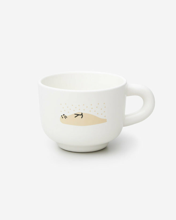 Warmgrey tail 牛奶馬克杯 / 海豹