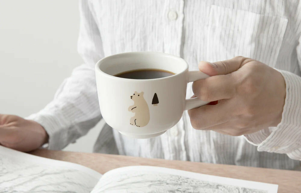 Warmgrey tail 牛奶馬克杯 / 熊