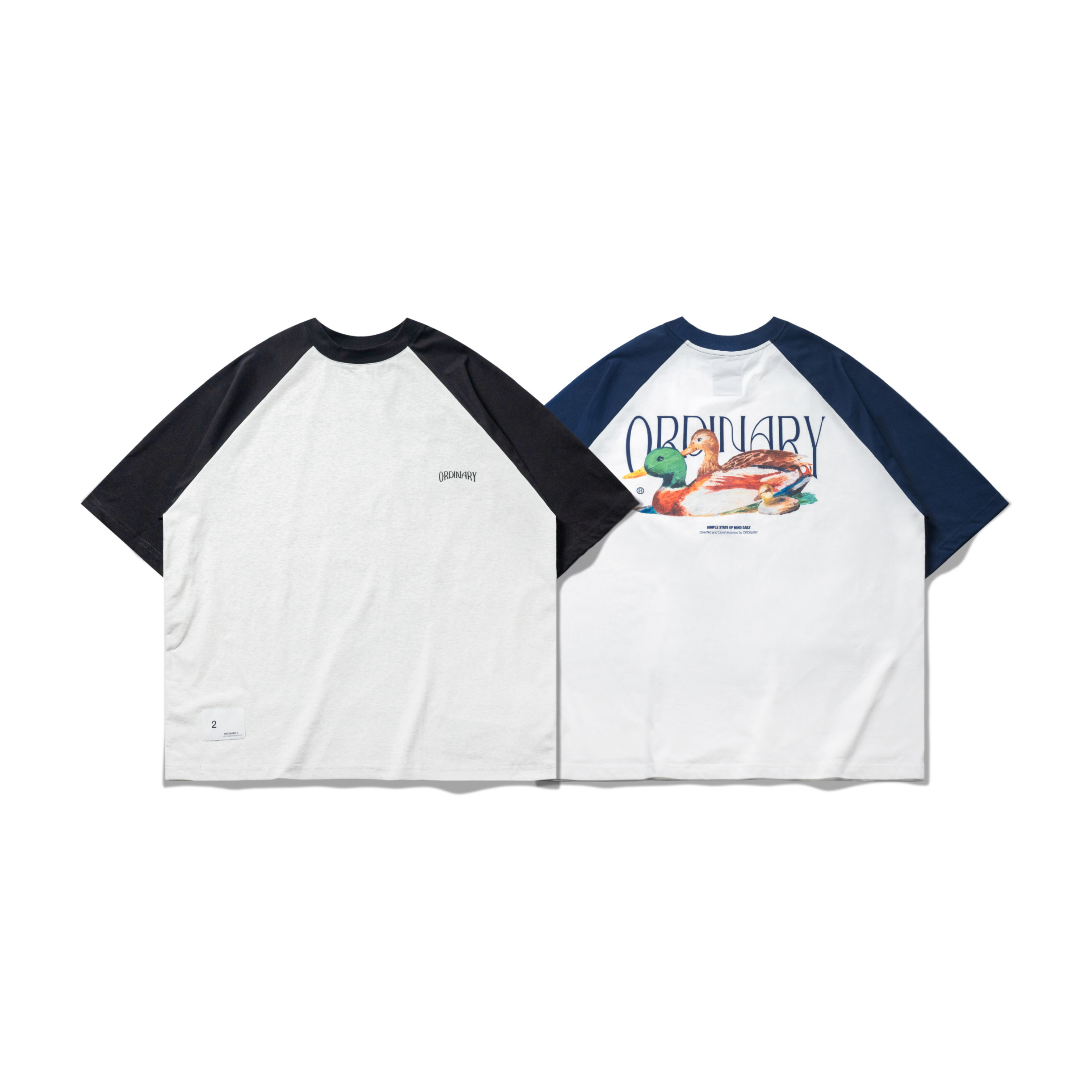 ORDINARY 油畫綠頭鴨拉克蘭短TEE