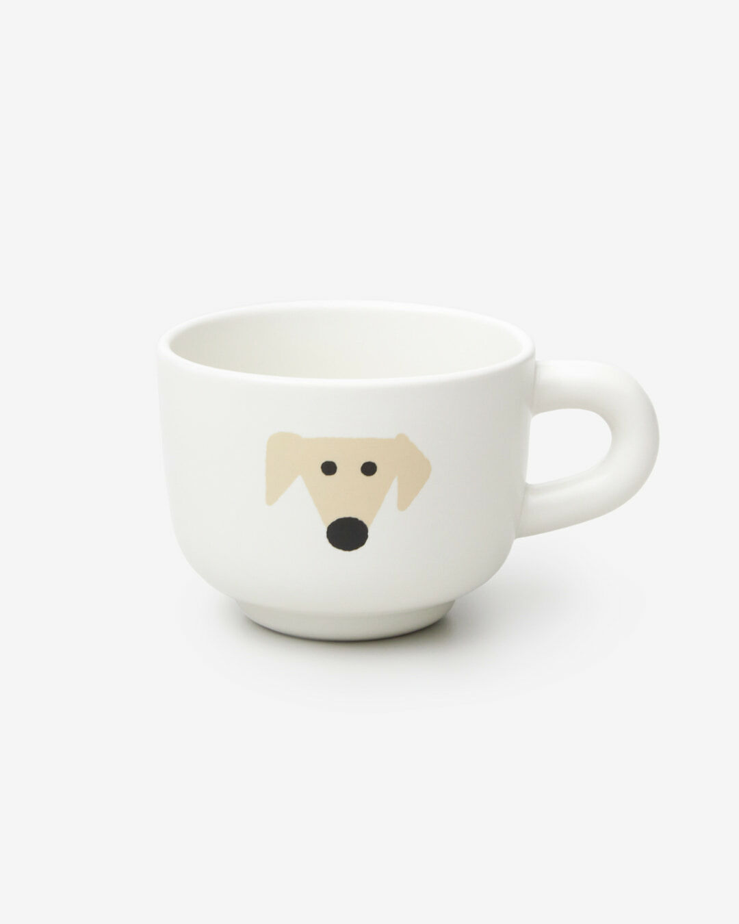 Warmgrey tail 牛奶馬克杯 / 三角狗狗