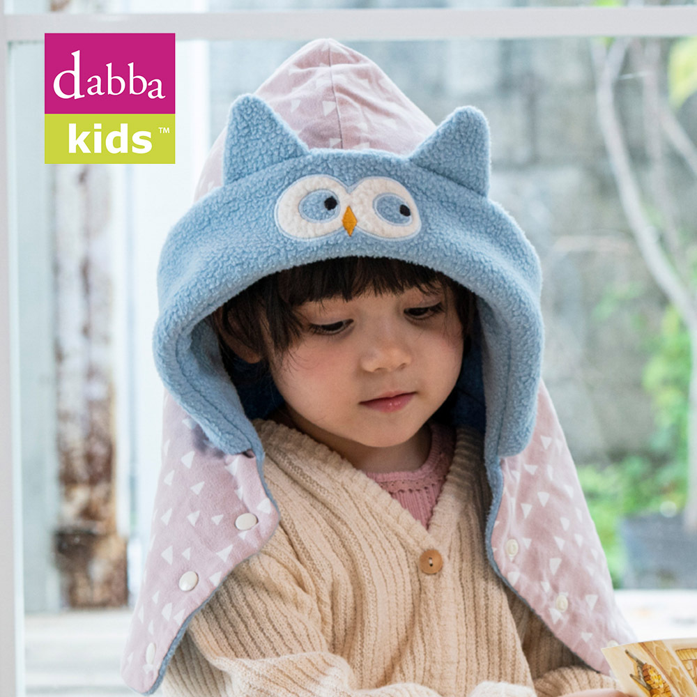 ↘69折【DabbaKids】美國瓦拉圍脖帽 - 貓頭鷹森林 F 號