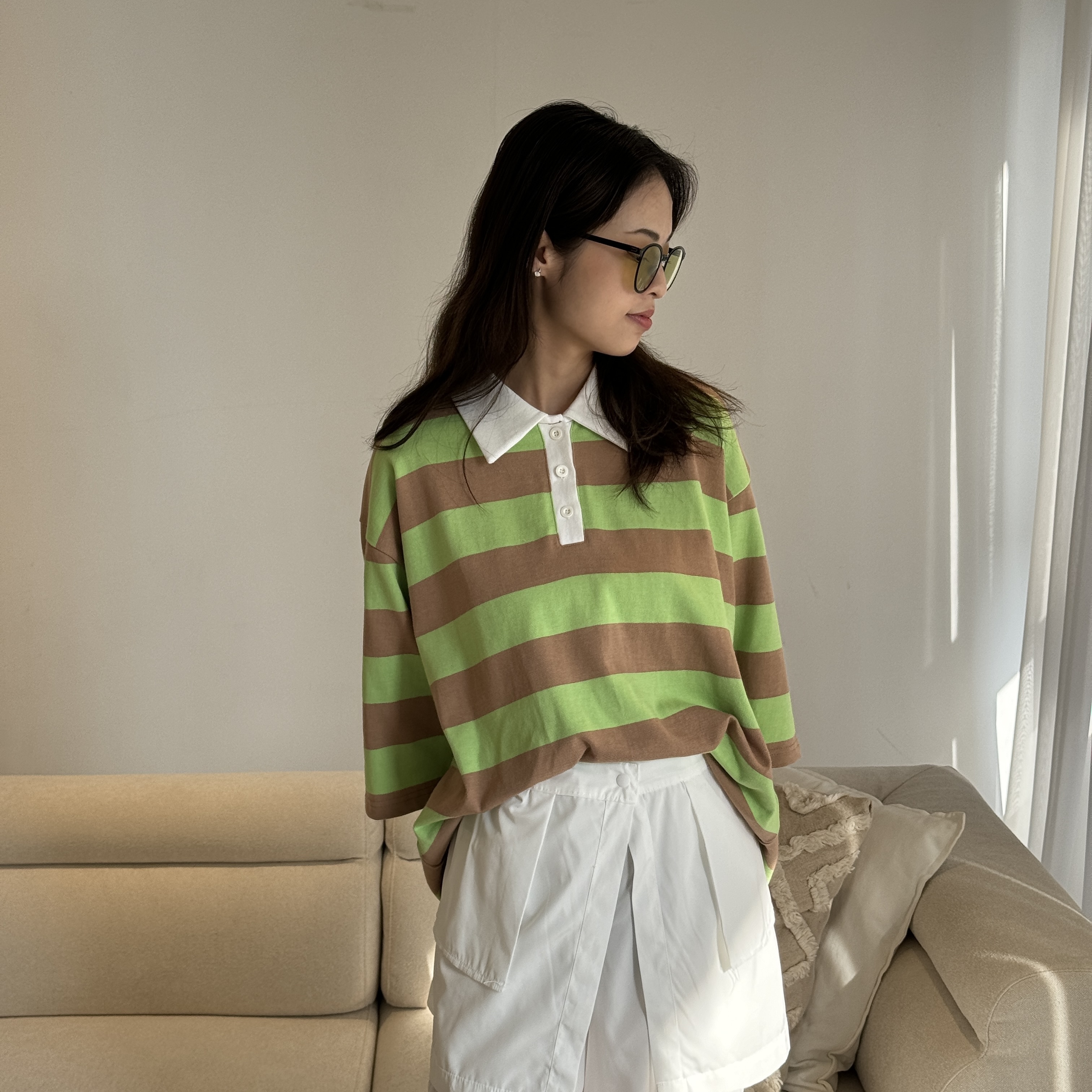 正韓𝜗𝜚24SS卡通配色T