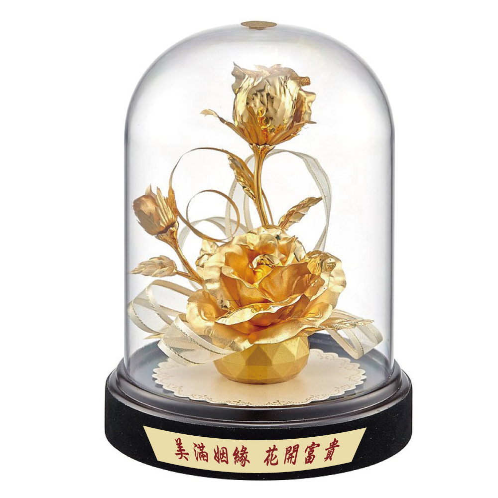 情人節│結婚賀禮首選│立體金鑽玫瑰花