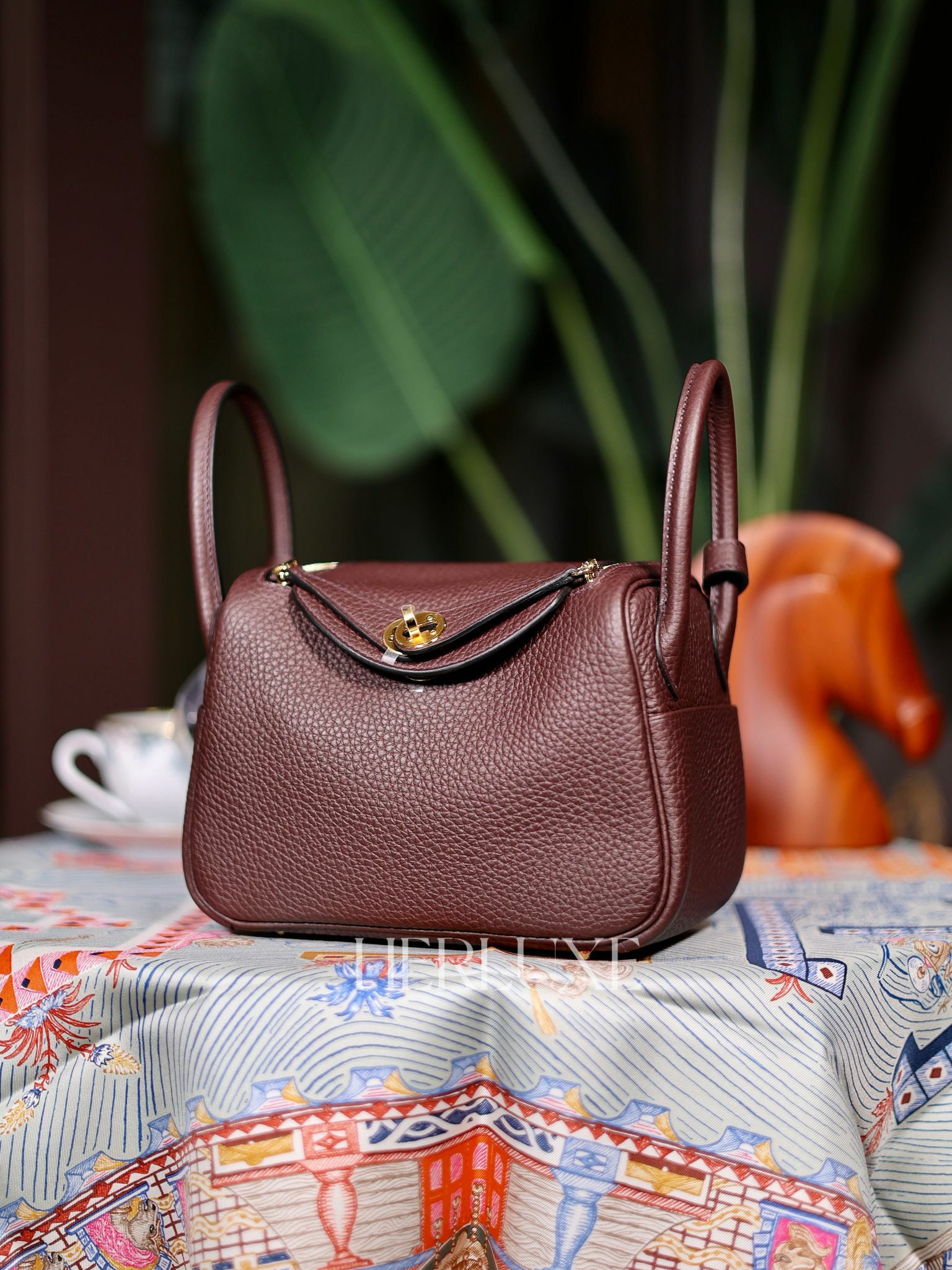 Lindy mini 0G rouge sellier cc tc W （一代：肩帶長100cm)