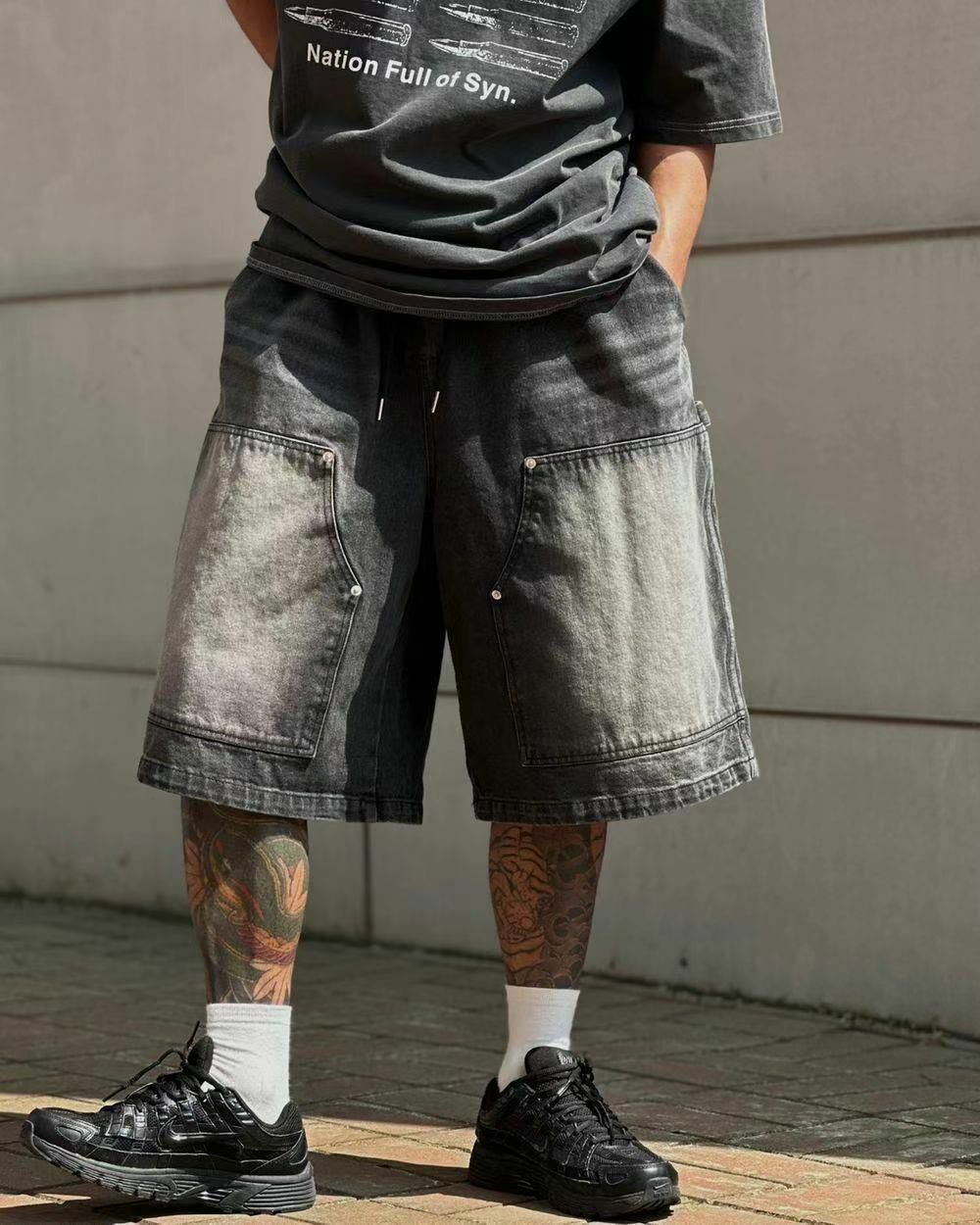 洗水牛仔短褲 P2828