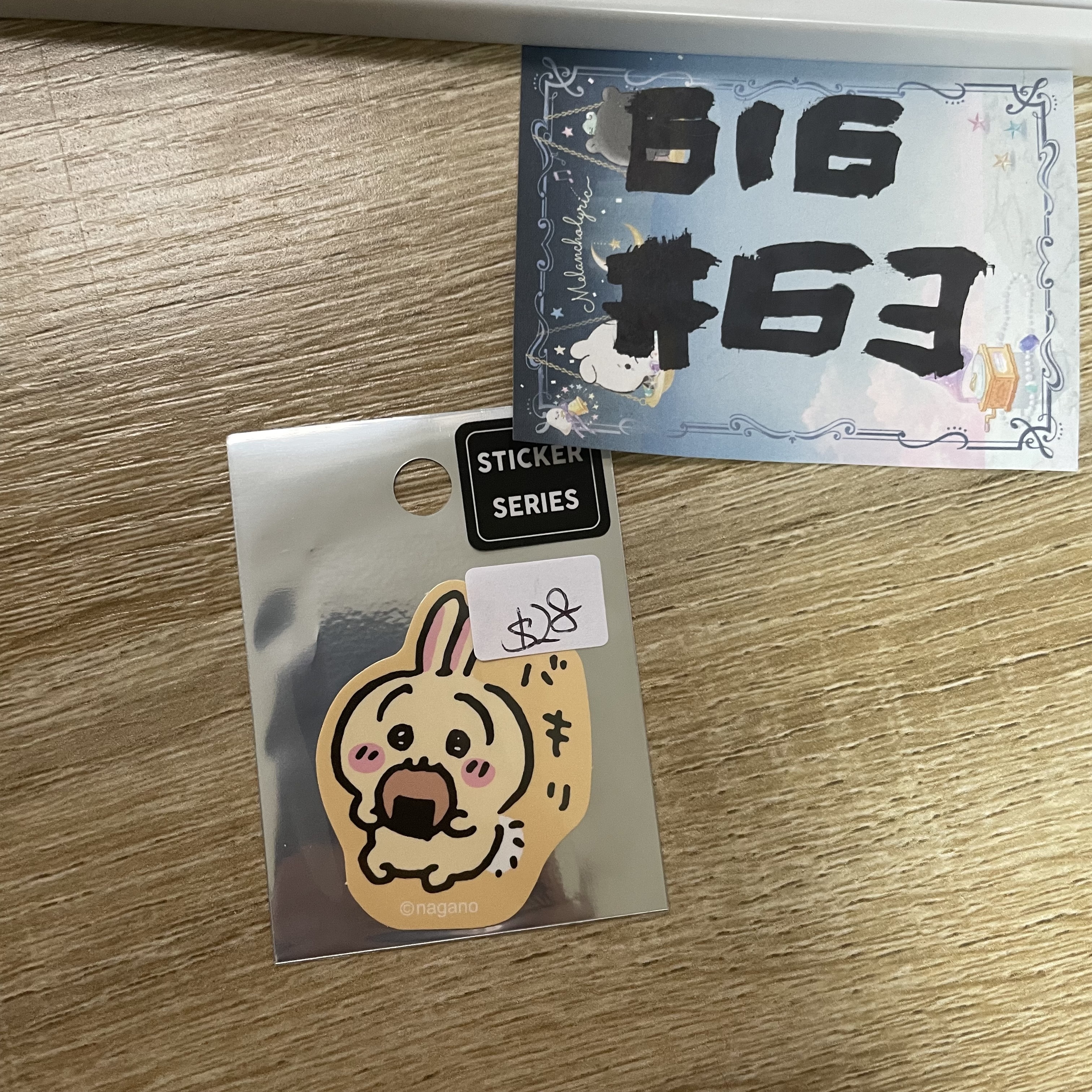 CHIIKAWA  兔兔 貼紙#63
