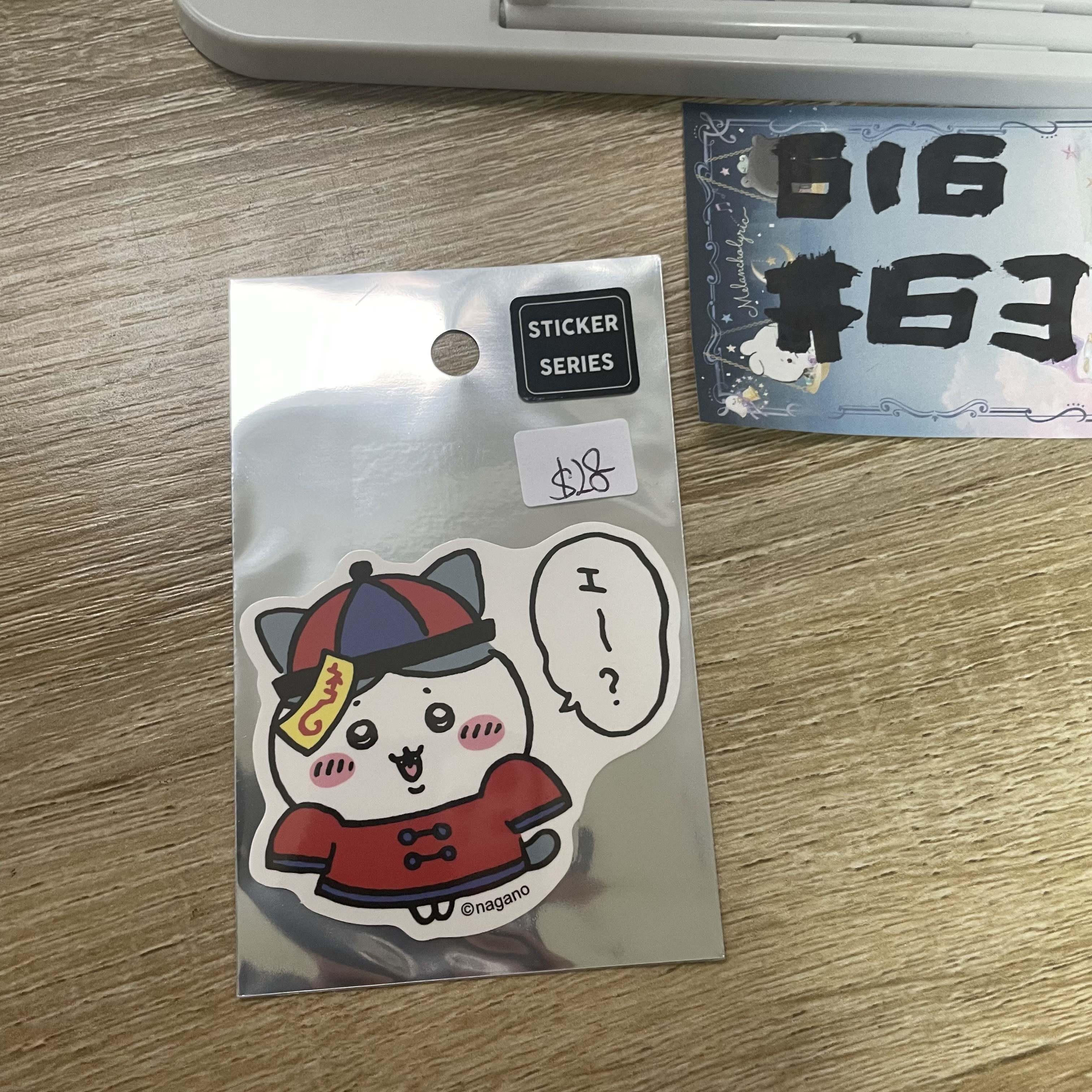 CHIIKAWA  八字貓 貼紙#63