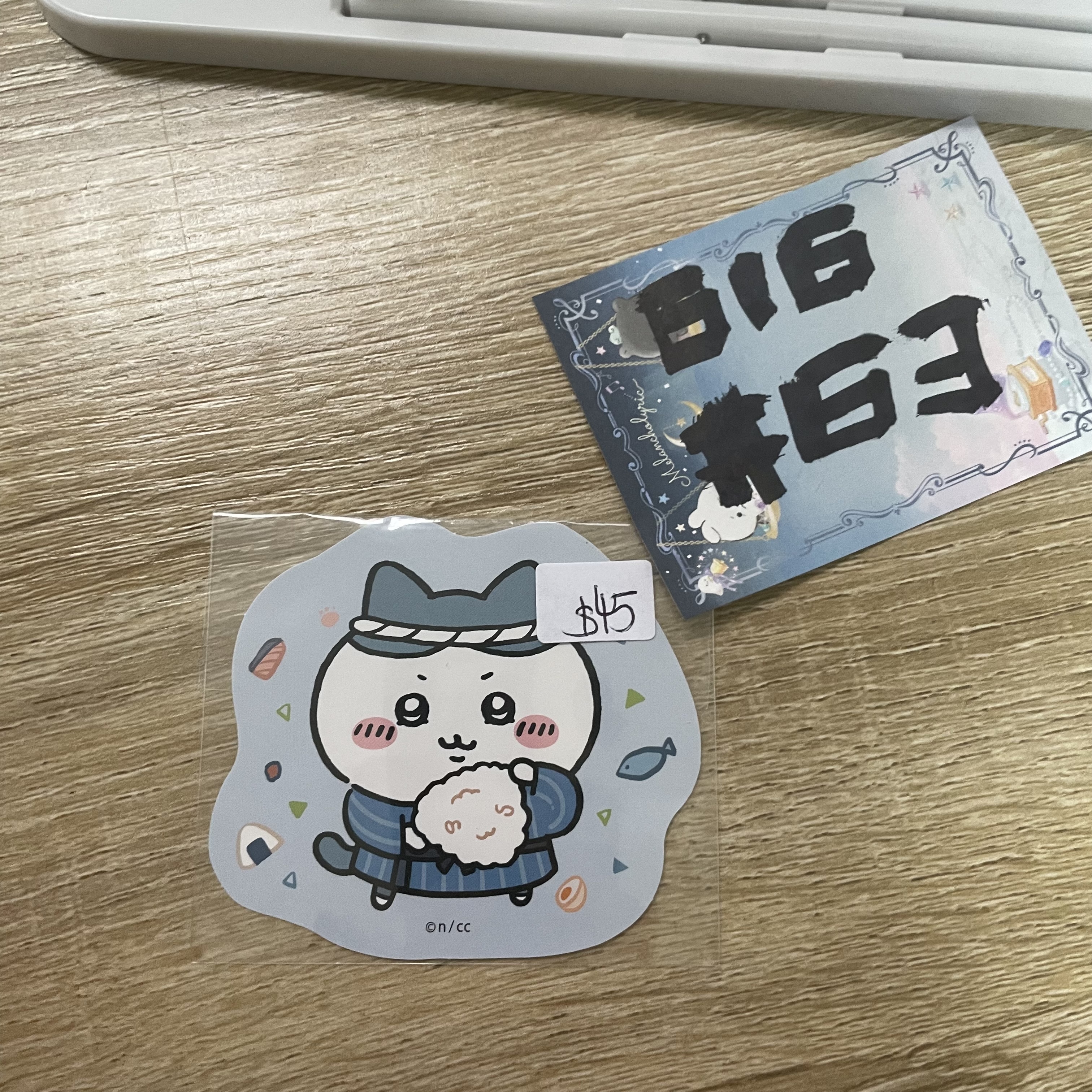 CHIIKAWA  八字貓 貼紙#63