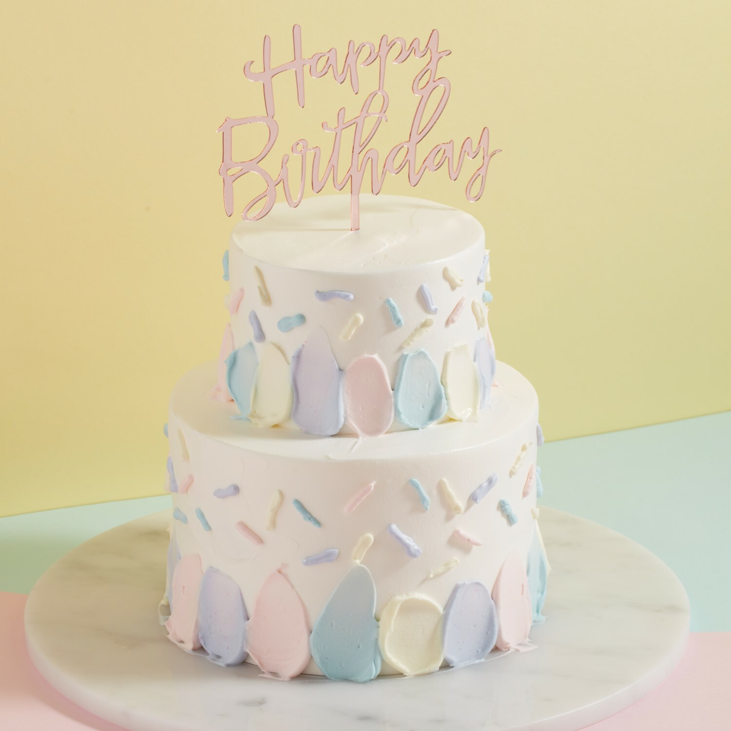 Pastel Fantasy 2 Tier Cake
