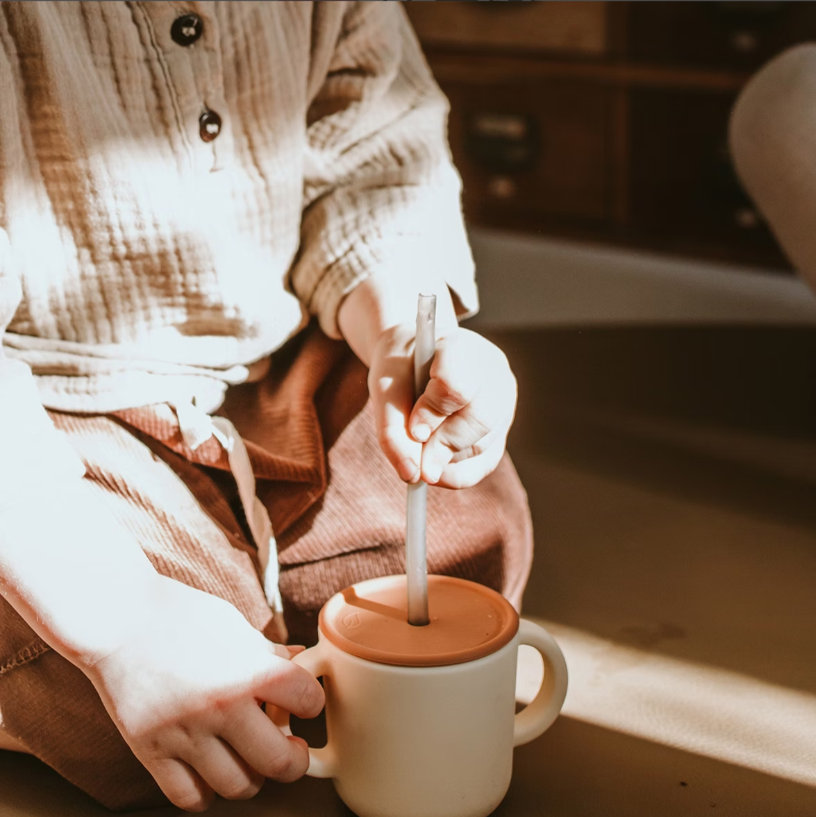 By Lille Vilde 矽膠雙耳杯兩入組附蓋