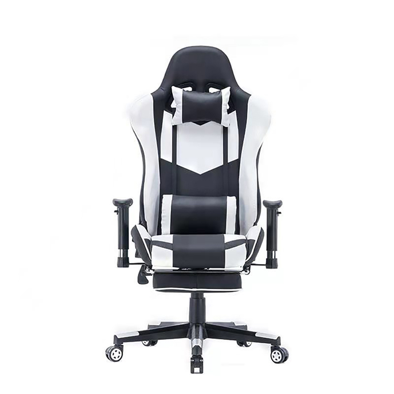 Hot Style Internet Bar Chair Game Chair Adjustable Swivel Computer Chair (White)