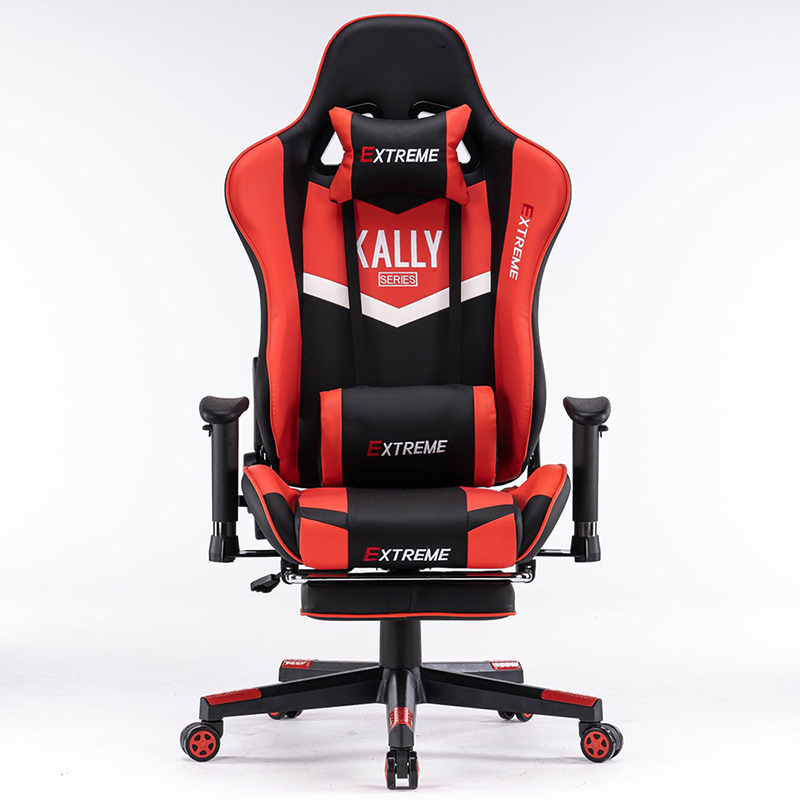 Popular internet cafe chair gaming chair adjustable swivel computer chair (red)