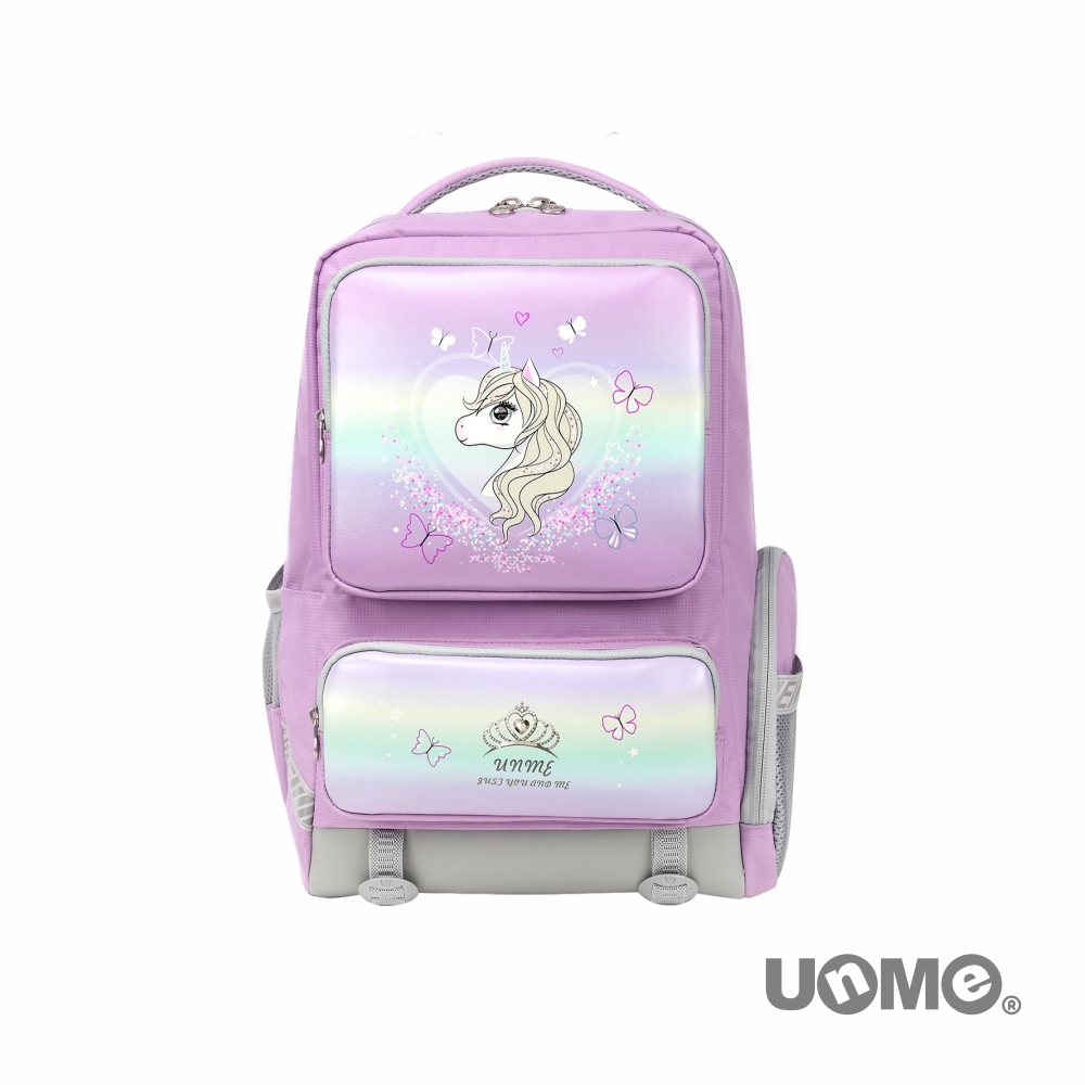 UnMe 優樂輕護脊背包-幻紫小馬(U2010)