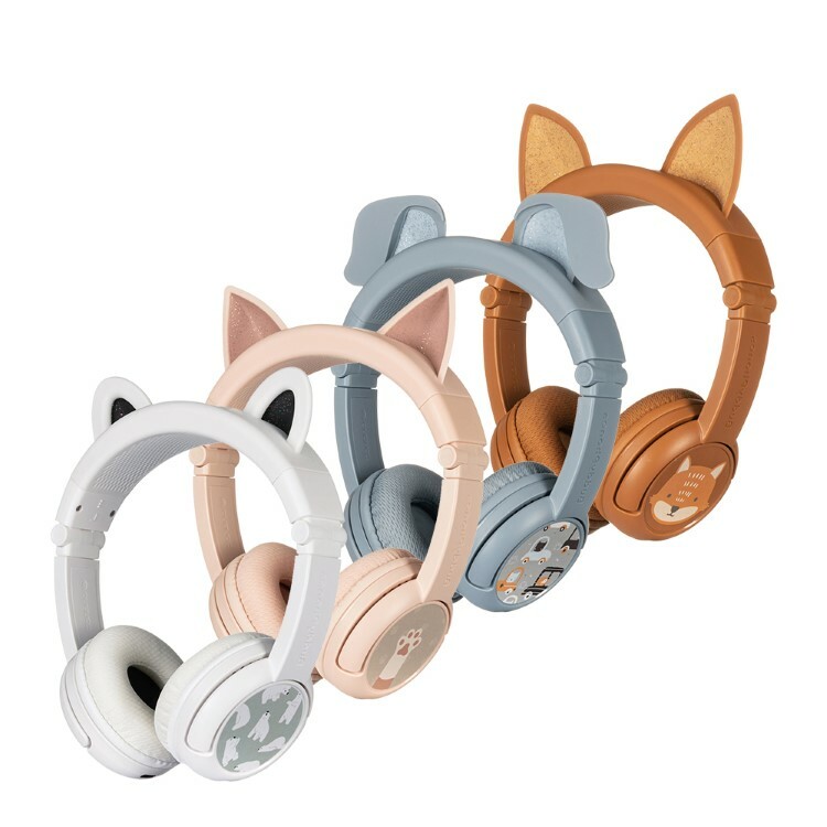 【冰島 BuddyPhones】兒童安全耳機-PlayEars藍芽學習動物plus系列