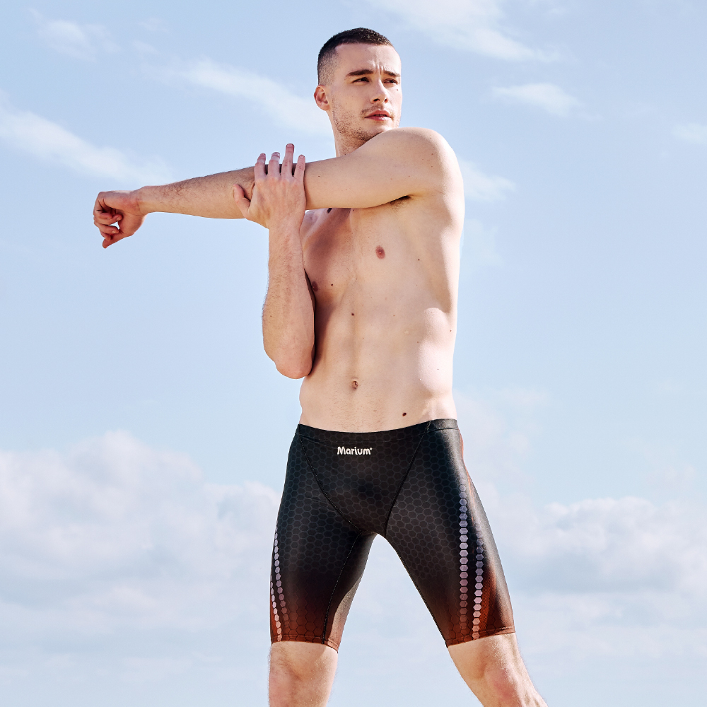 MAR-24125 大男競賽型泳褲 - 鱷