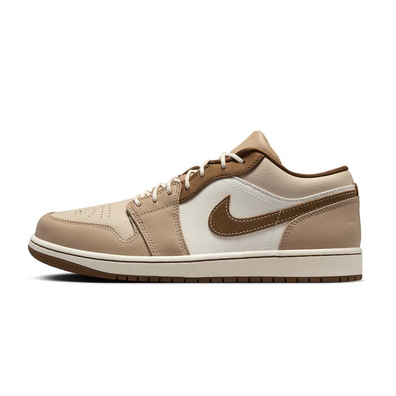 Air Jordan 1 Low Premium "Tan Brown" 牛奶糖 雕花皮革 棕褐色 男鞋 HF5753-221 [台灣現貨]