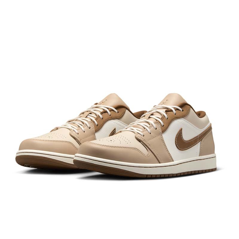 Air Jordan 1 Low Premium "Tan Brown" 牛奶糖 雕花皮革 棕褐色 男鞋 HF5753-221 [台灣現貨]