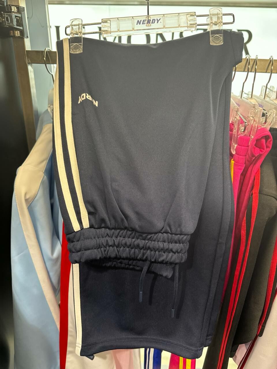 [S] NERDY NY MINIMAL TRACK PANTS,NAVY, PNES24TP031604 (SN399)