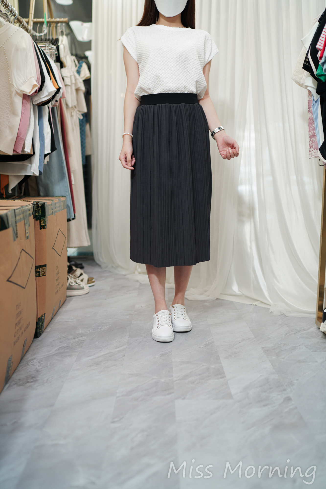 百搭款上衣(13976)&暗摺款裙(33756)