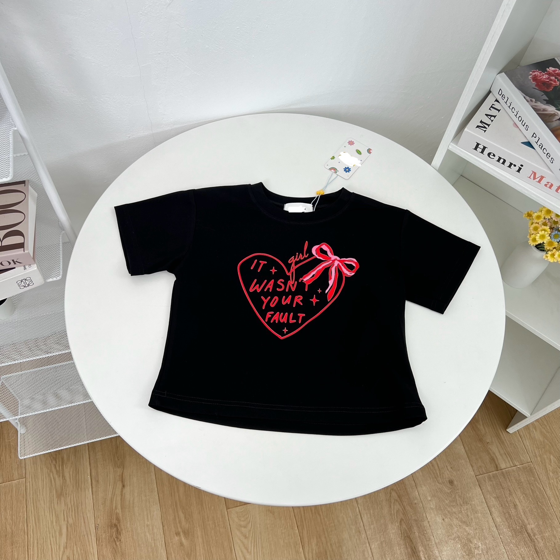 [現貨] TH 'IT WASNT YOUR FAULT'  CROP TOP (BLACK)