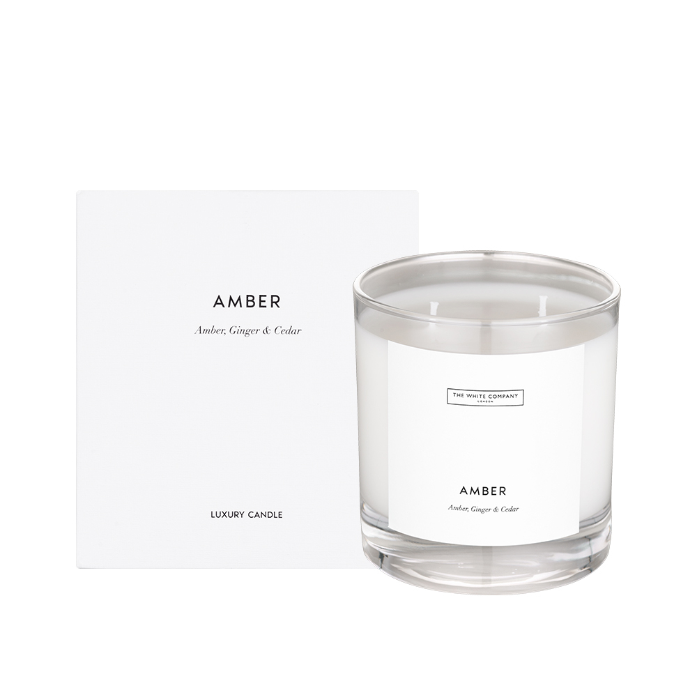 The White Company 琥珀香氛蠟燭280g