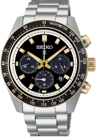 萬年鐘錶 - SEIKO PROSPEX  SPEEDTIMER  太陽能三眼計時男錶 SSC941P1 /  V192-0AH0G 錶徑41.4MM