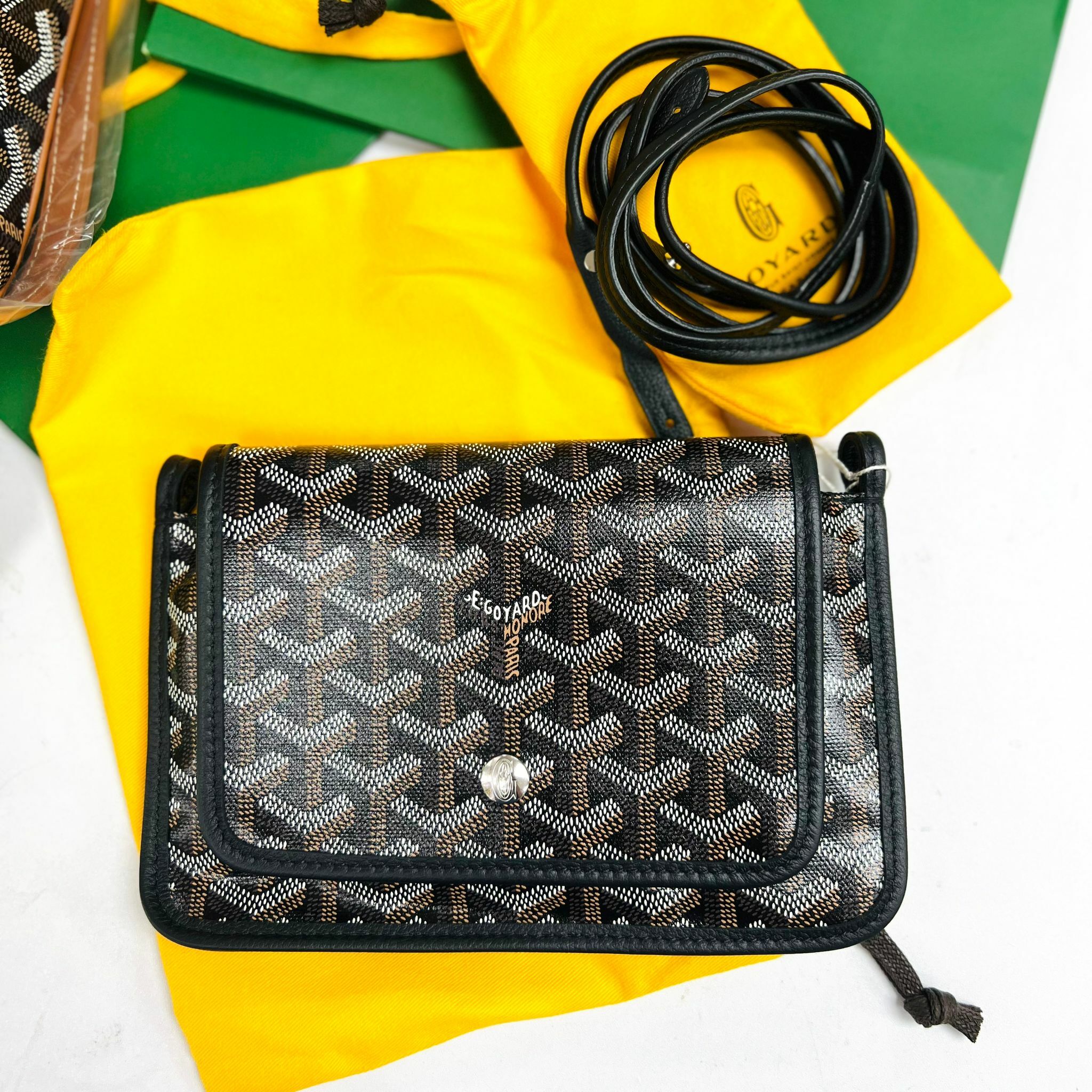 Goyard Plumet Pocket Wallet -black