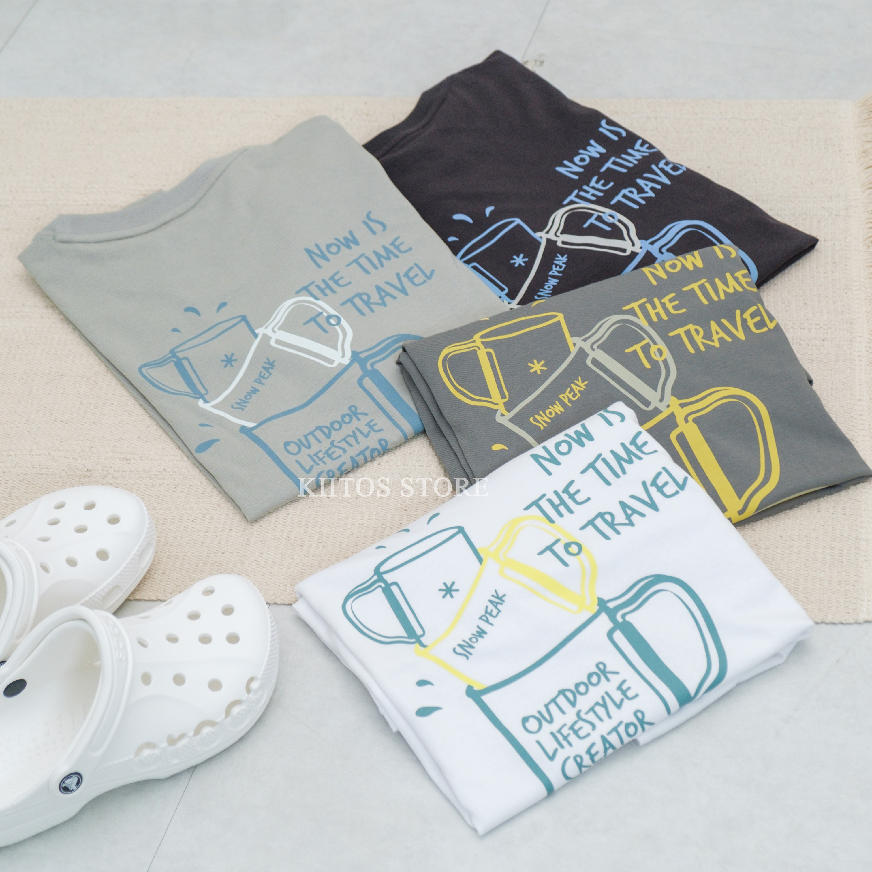 【現貨】Snow Peak cooling Graphic Short Sleeve T-shirts 露營杯圖像涼感短tee S24MMFTS72