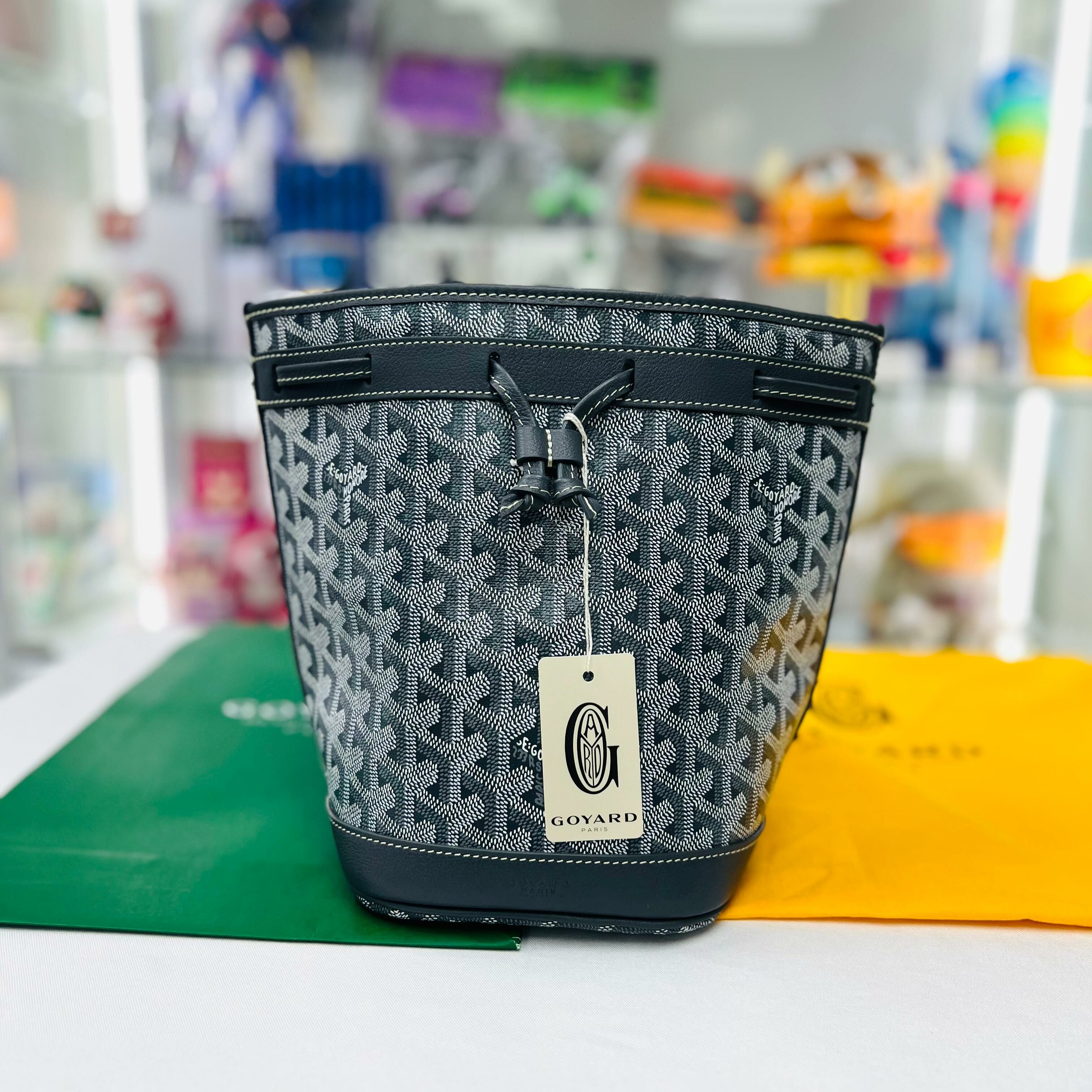 Goyard Petit Flot Bucket Bag-Grey