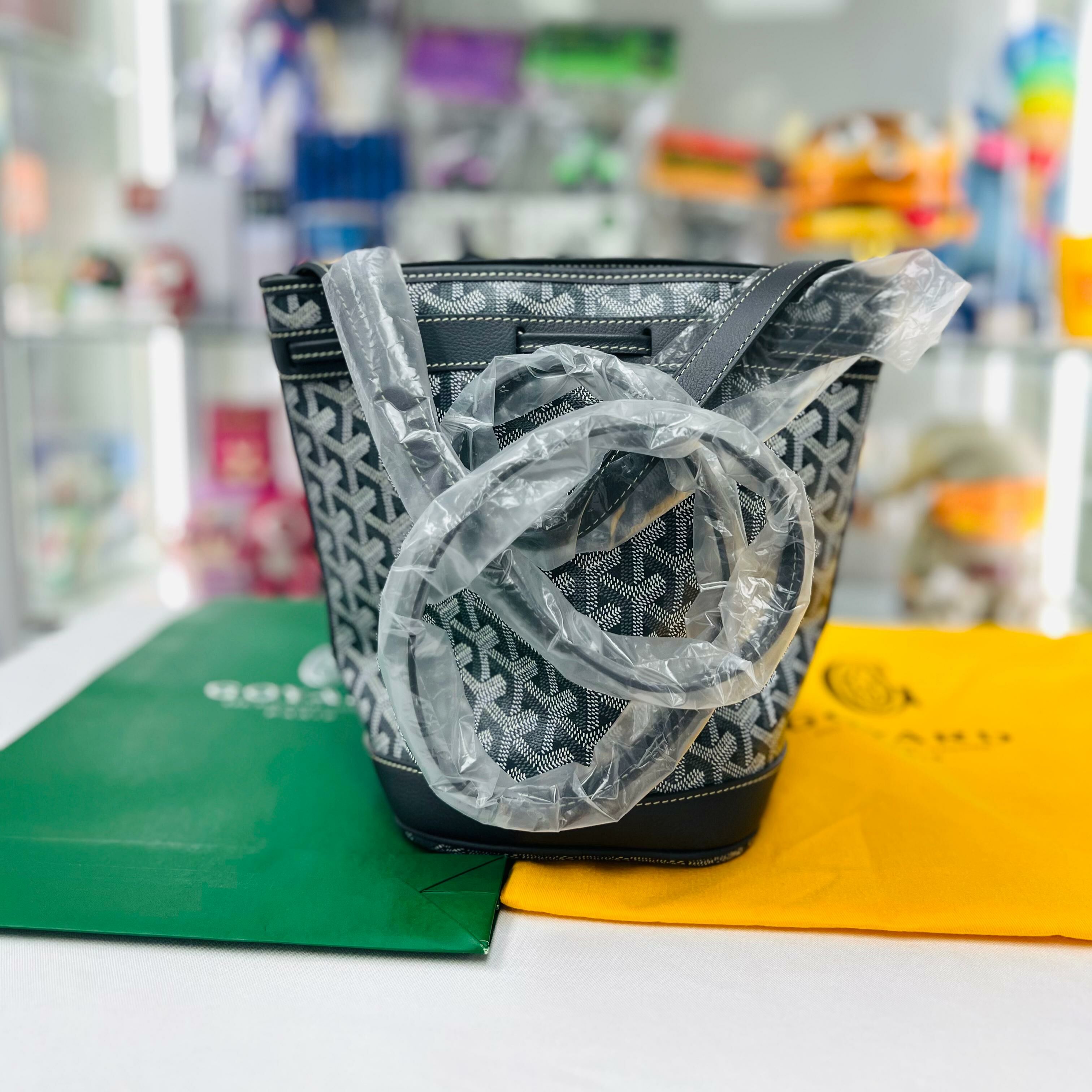 Goyard Petit Flot Bucket Bag-Grey