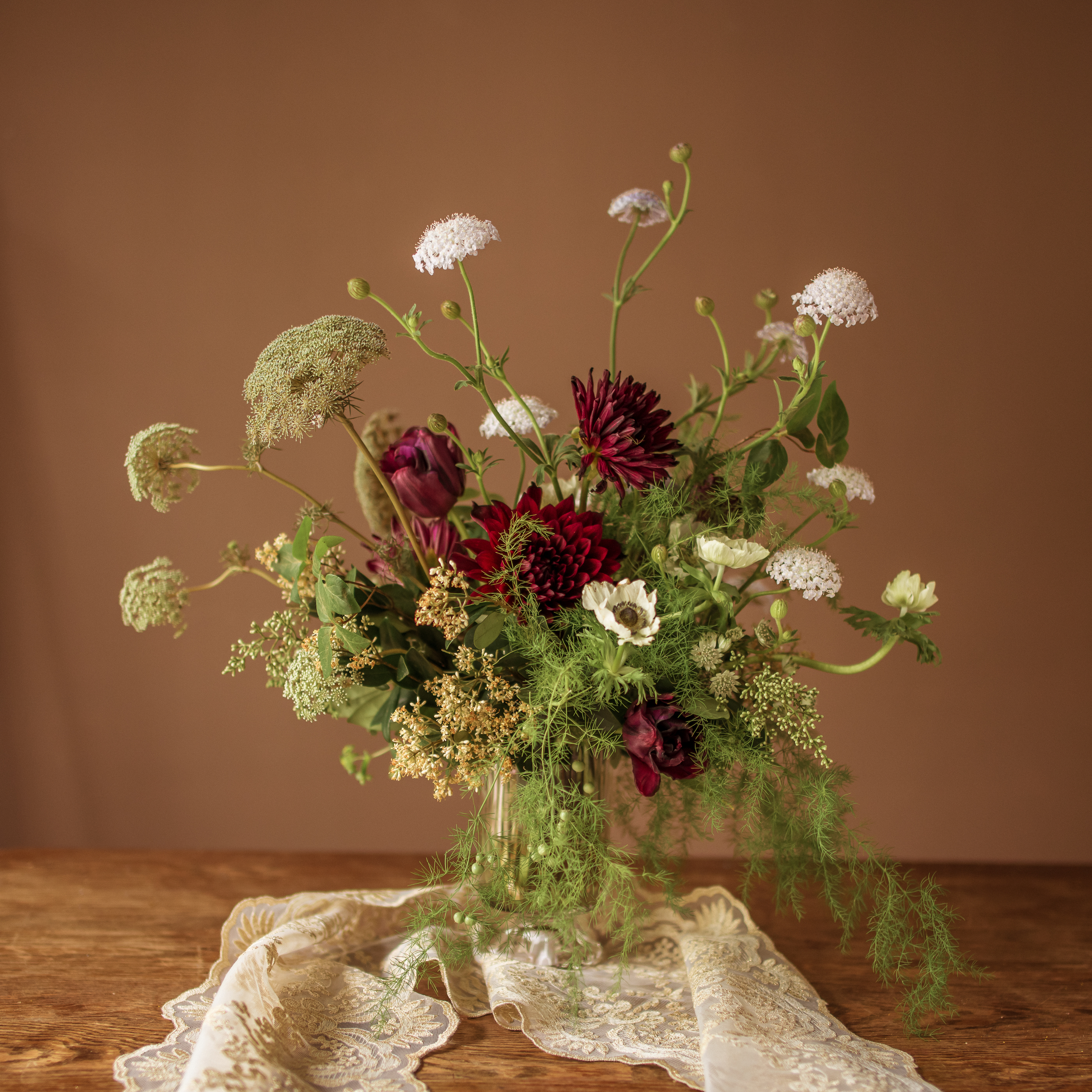 青森花林、桌花、鮮花、投瓶花