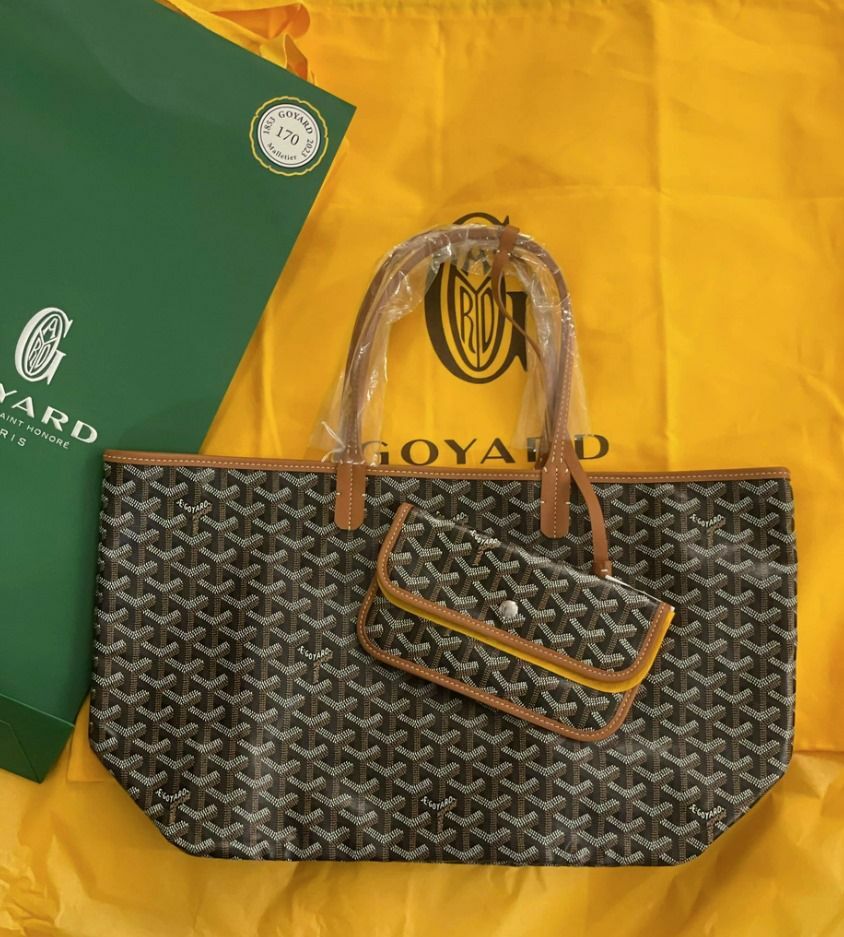 Goyard Saint Louis PM Bag-Black & Tan