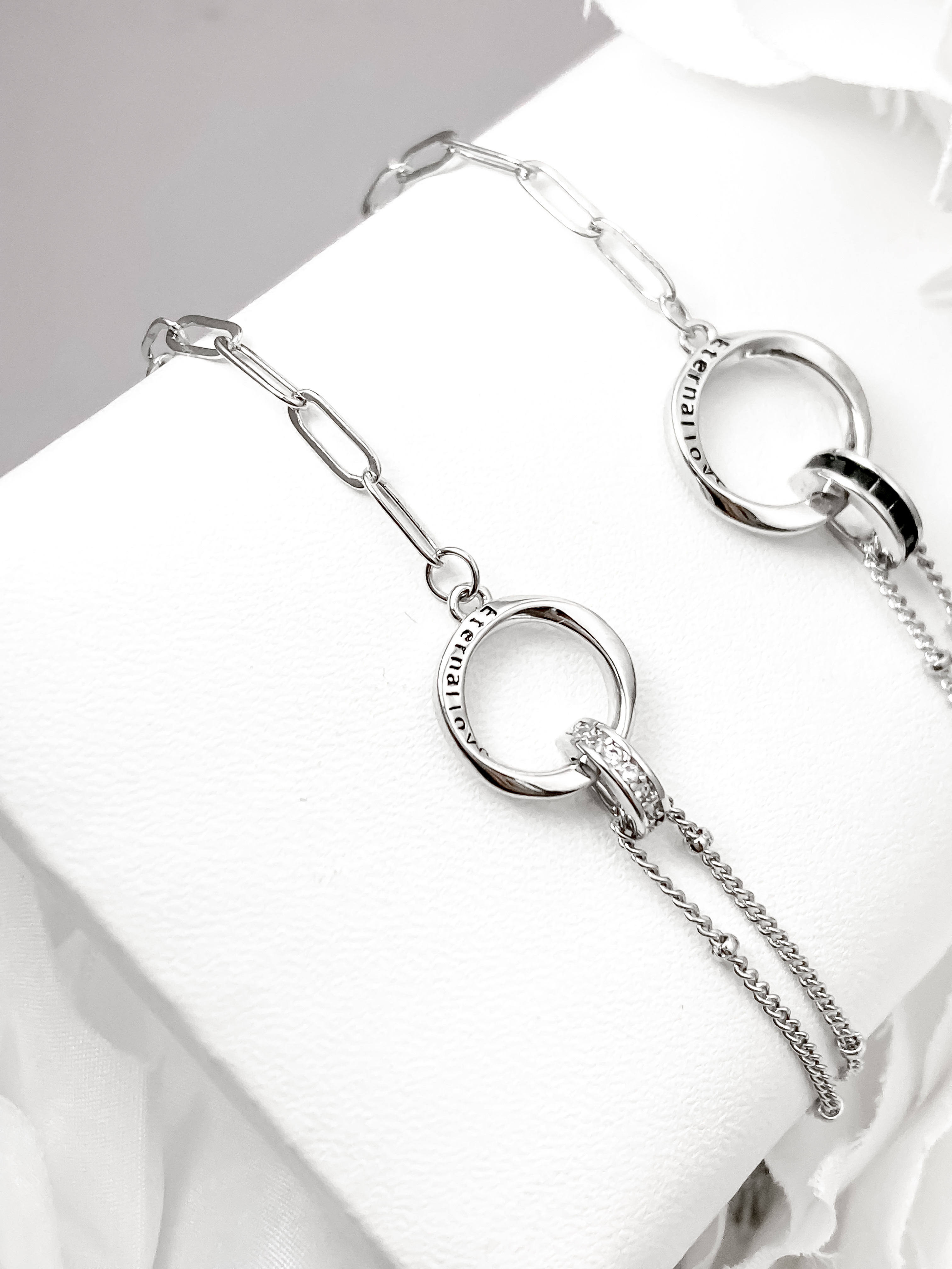 Eternal Love情侶手鍊 免費刻字✒️