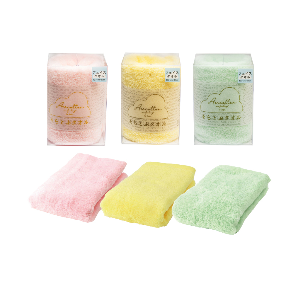 JOGAN日本成願 Airfeeling寶寶呵護系列_純棉毛巾 共3色