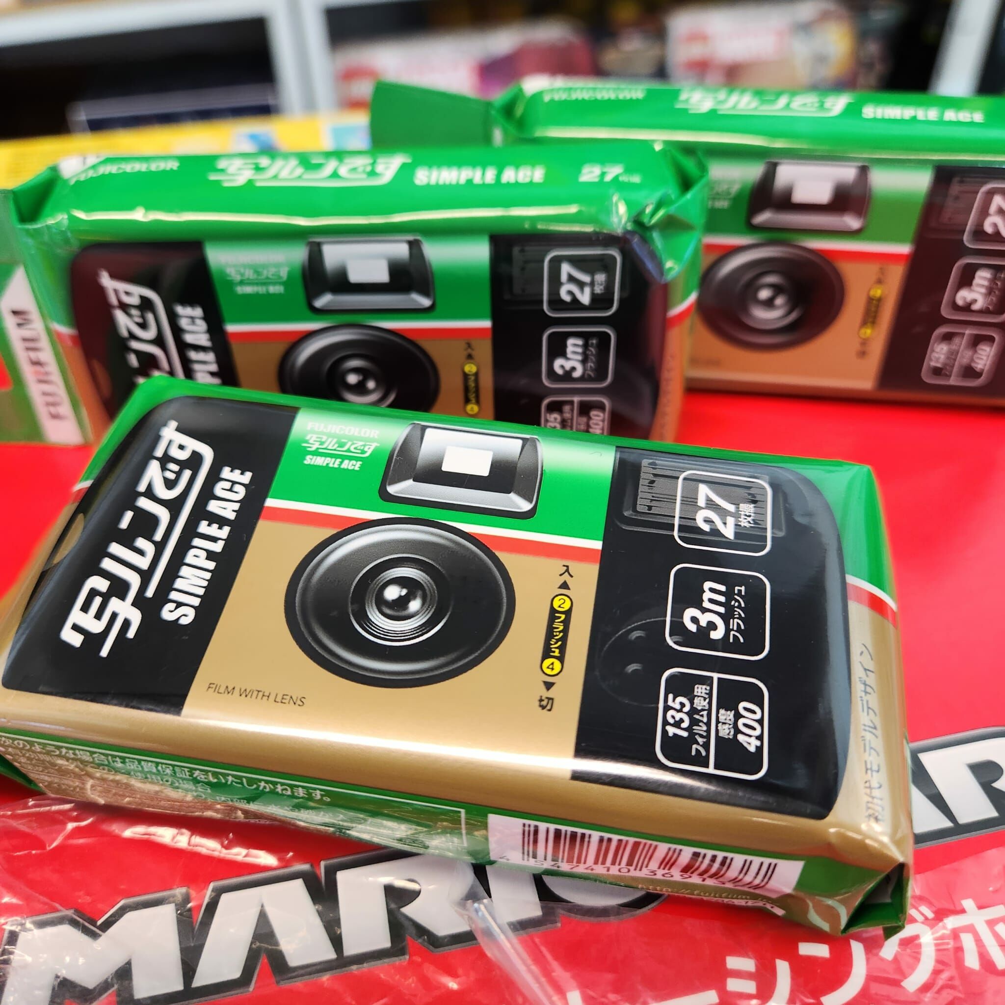 全新日版 FUJIFILM 富士 QuickSnap Simple Ace 相機 （已有27 張菲林）