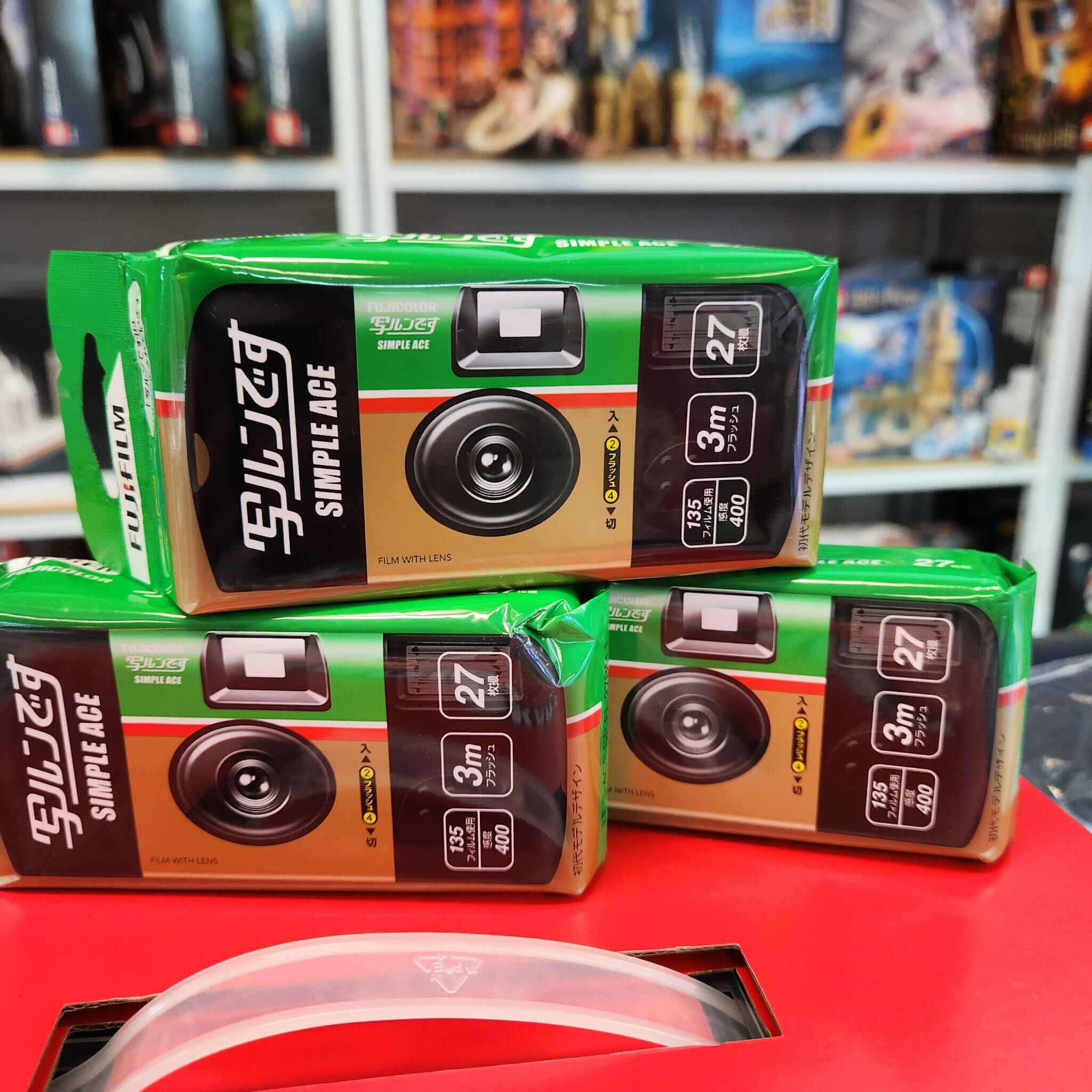 全新日版 FUJIFILM 富士 QuickSnap Simple Ace 相機 （已有27 張菲林）