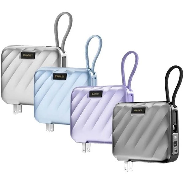 【ANFAST】AF-P1545X競電PD45w雙向快充線電源(15000mAh)