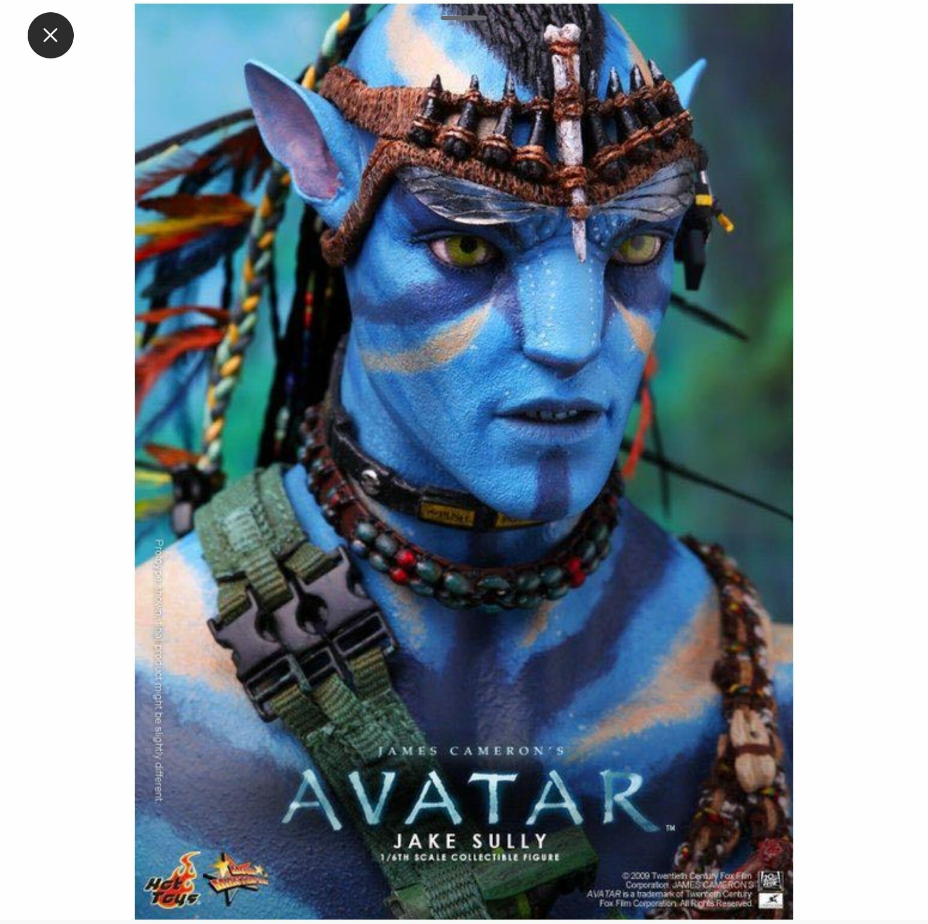 全新 Hottoys | 阿凡達 傑克蘇利 Avatar  Jake Sully | MMS159