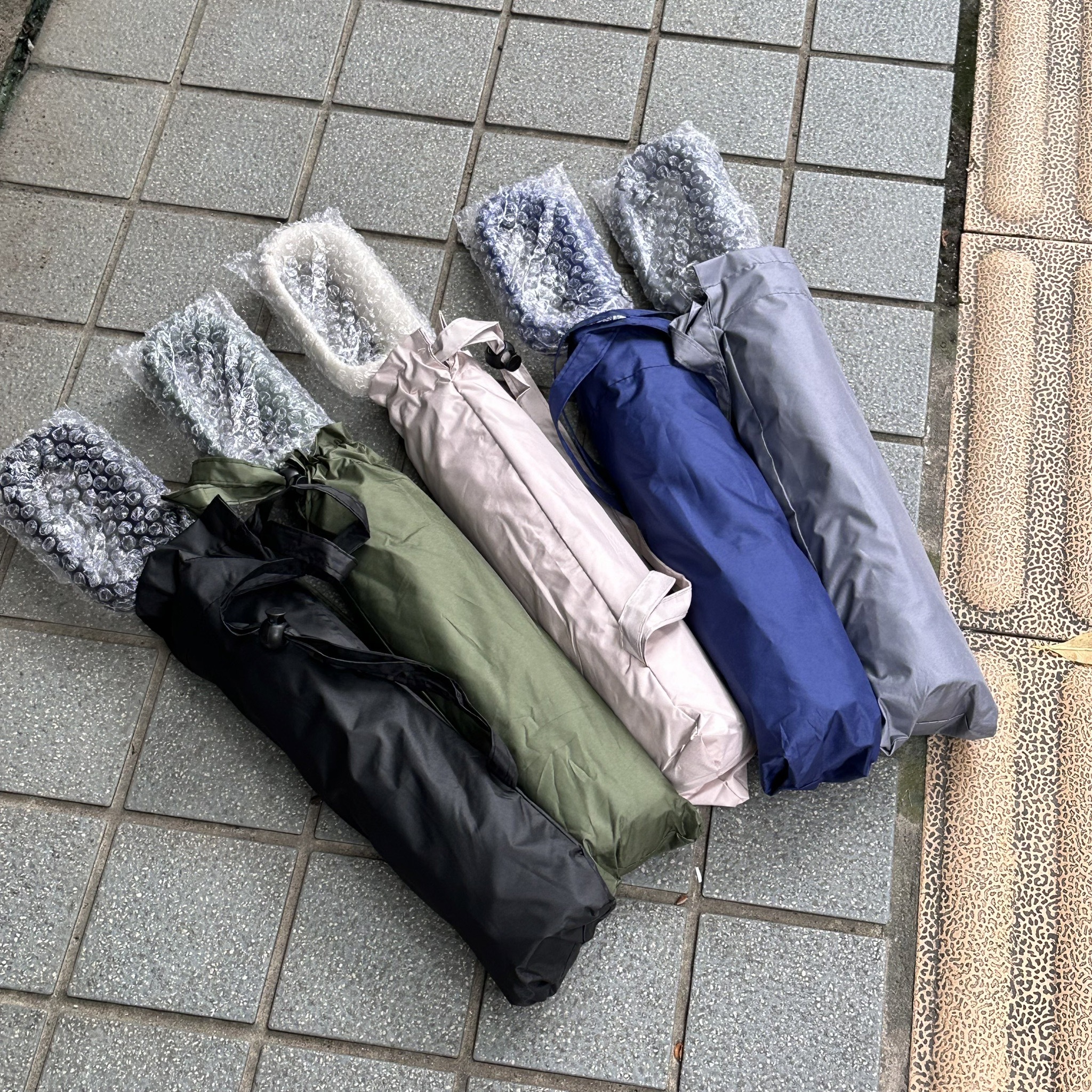 扣環大自動傘 20骨 扣環 晴雨傘 遮陽傘 摺疊 大雨傘 五色 UM001