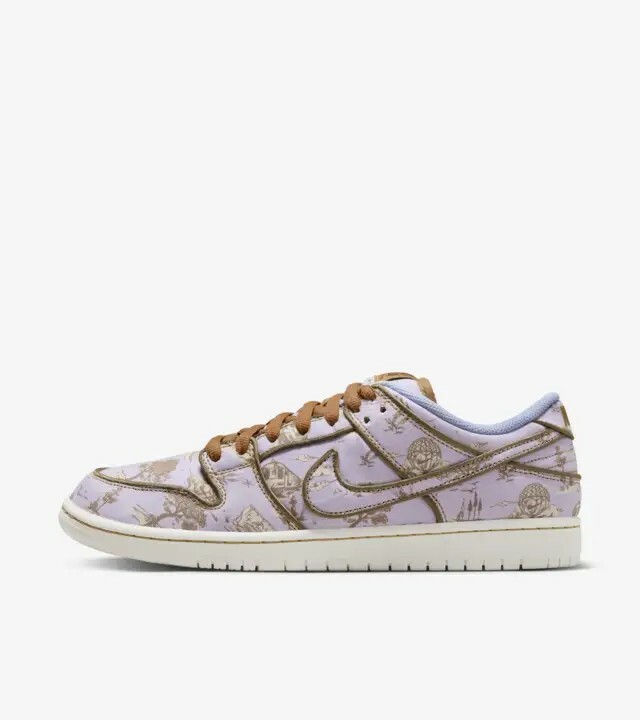 KTQ STORE ‧ Nike SB Dunk Low Premium City of Style 灰紫 雕花 FN5880-001
