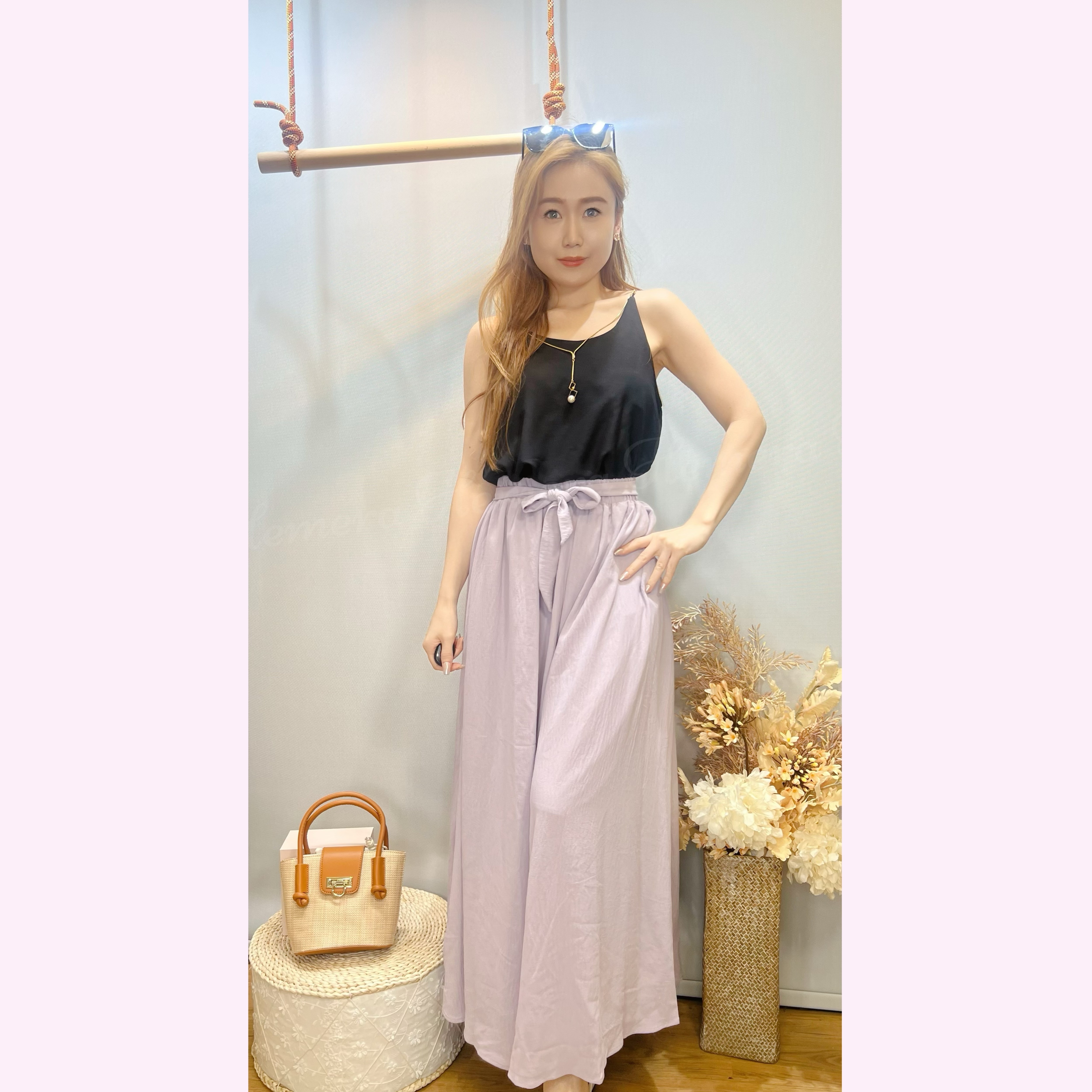 PT24S0612 雪紡顯瘦返工褲