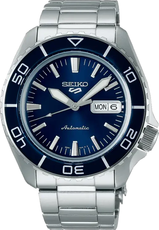 萬年鐘錶 - SEIKO  5 Sports   復刻機械男錶  SRPK97K1 / 4R36-16D0B  錶徑42.5MM