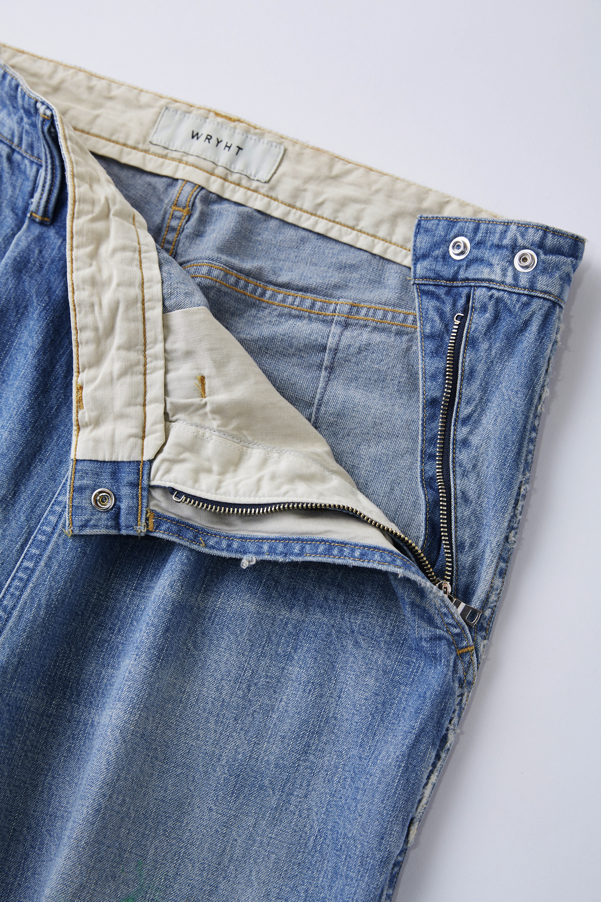 WRYHT FLAT FRONT JEAN TROUSER (2色)